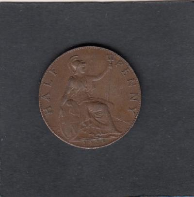 Beschrijving: 1/2 Penny GEORGIUS V  